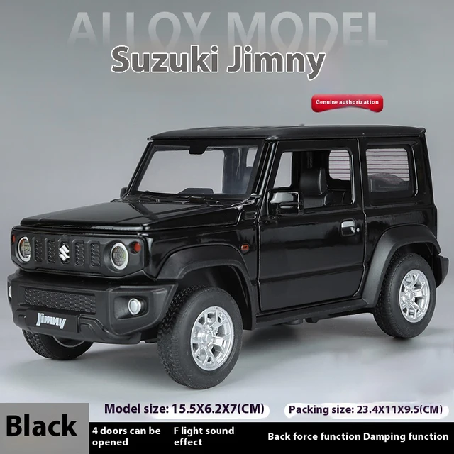 1:24 SUZUKI Jimny Alloy Car Model Diecast & Toy Metal Off-Road Vehicle Car Model Simulation Sound and Light Collection Kids Gift