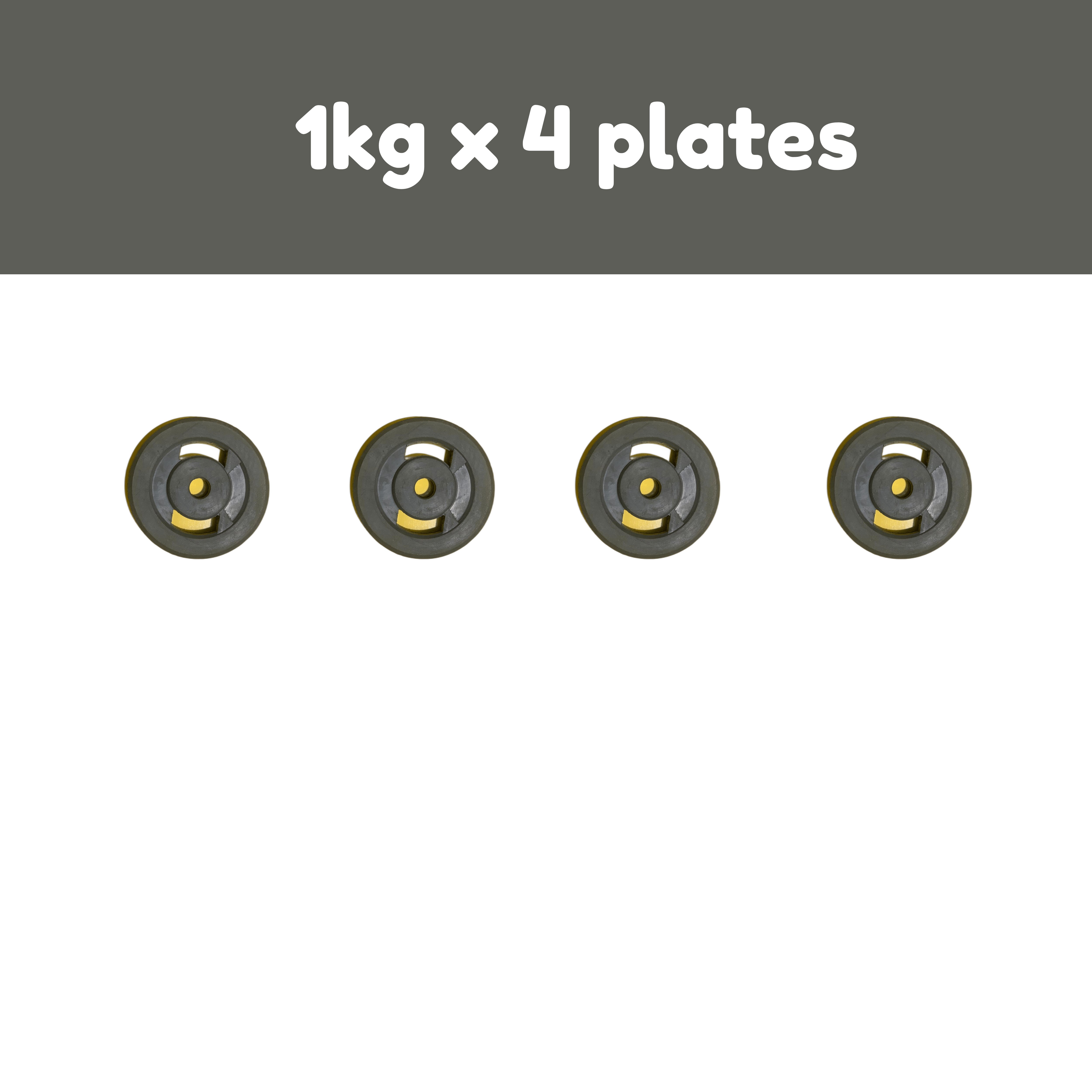 24 kg Rubber Set for Home Gym - Ideal for Bicep Workouts