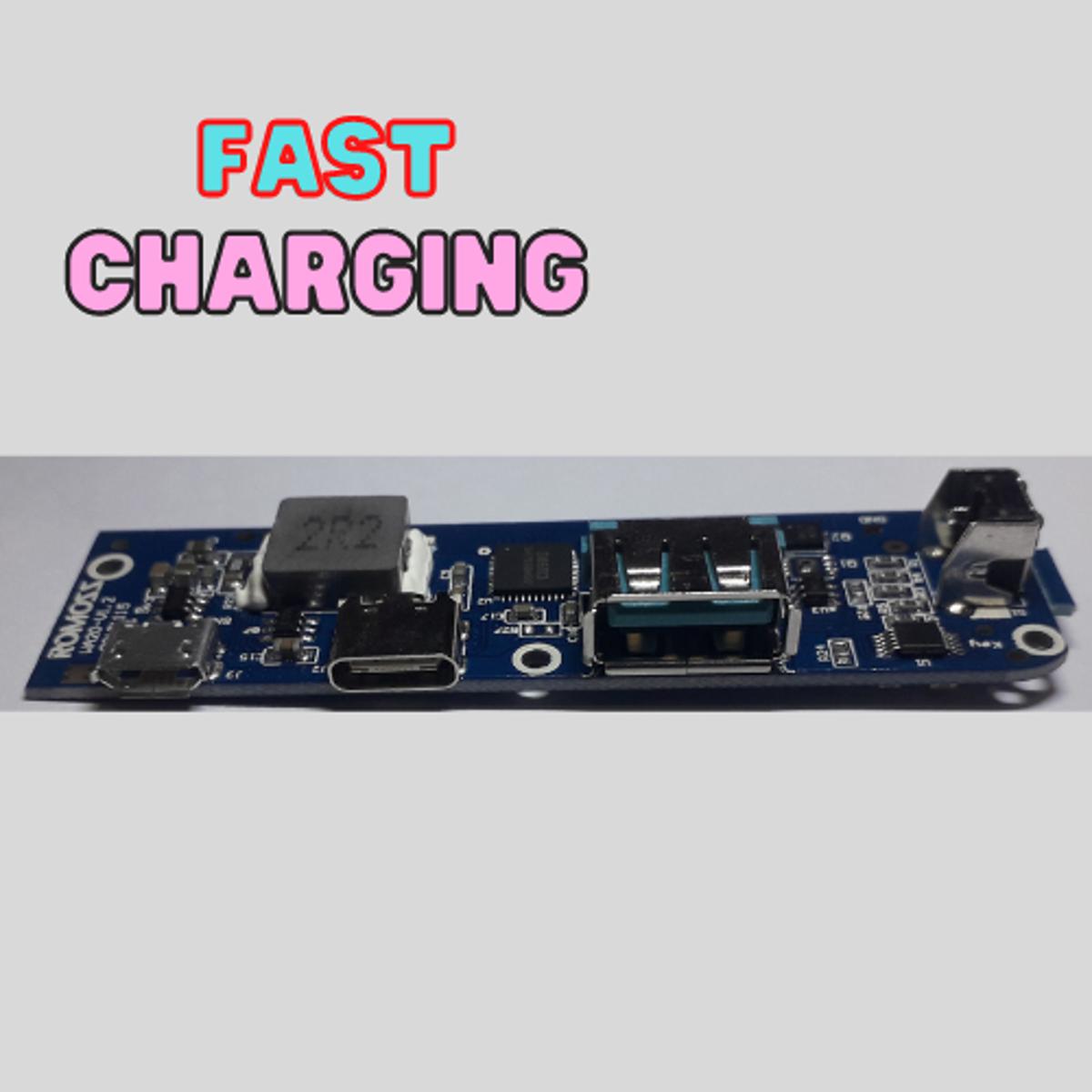 AZ Fast Charging Power Bank Kit Circuit Speedy Charging