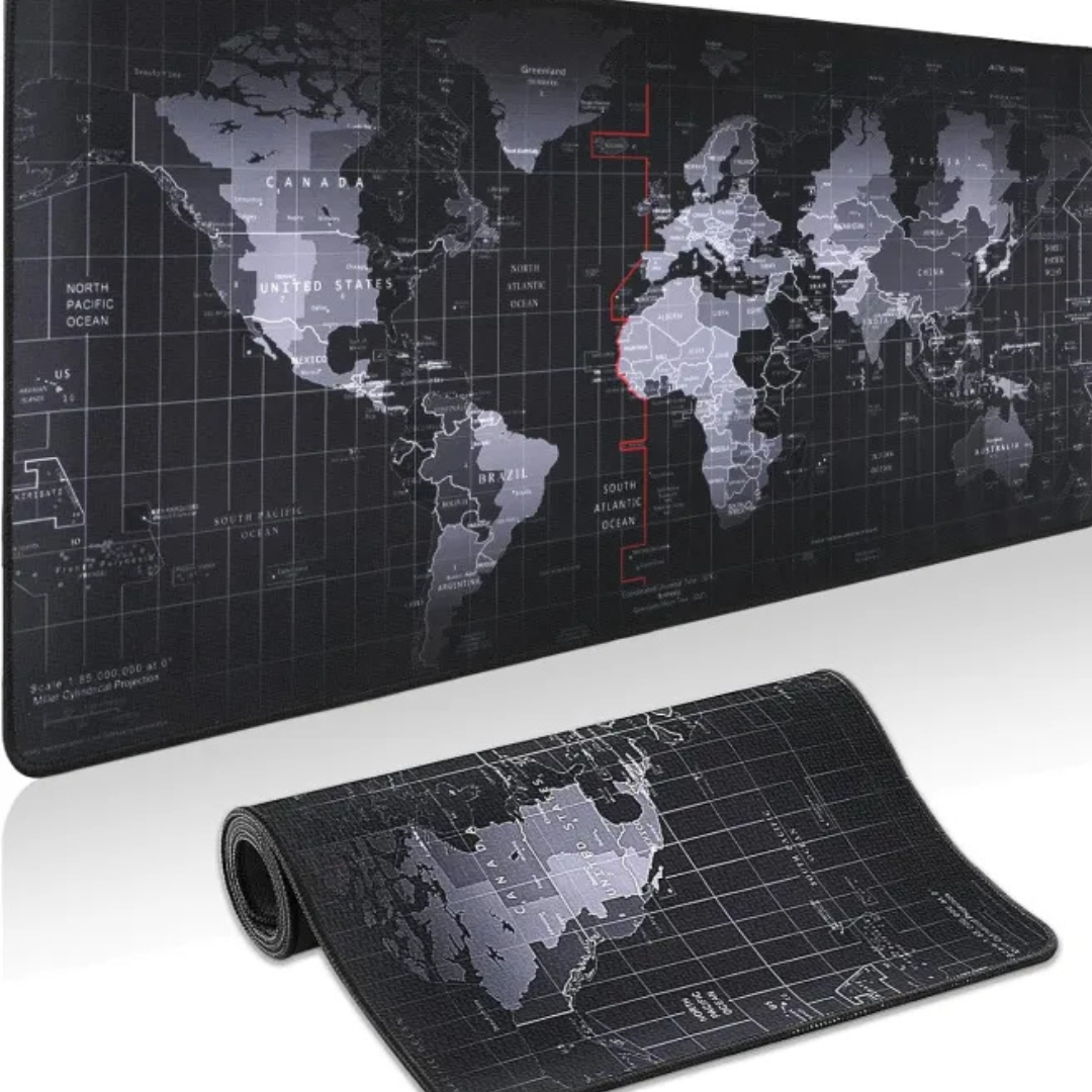 Large Gaming Mouse Pad XL Waterproof Anti-Slip Mousepad for PC Laptop, Full Desk Mat for Gamers & Office Use (Black) by Panorama