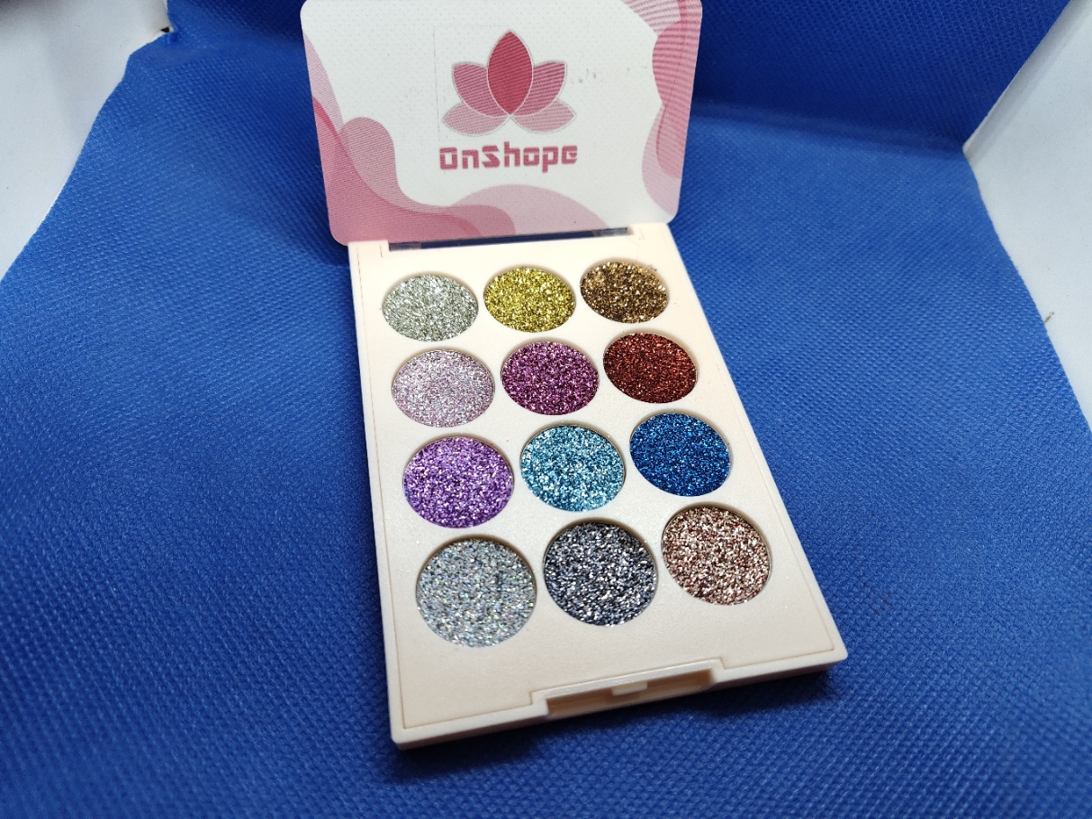 Glitter Eyeshadow Palette – High Shine Glitter Eye Makeup | Hooriaglow