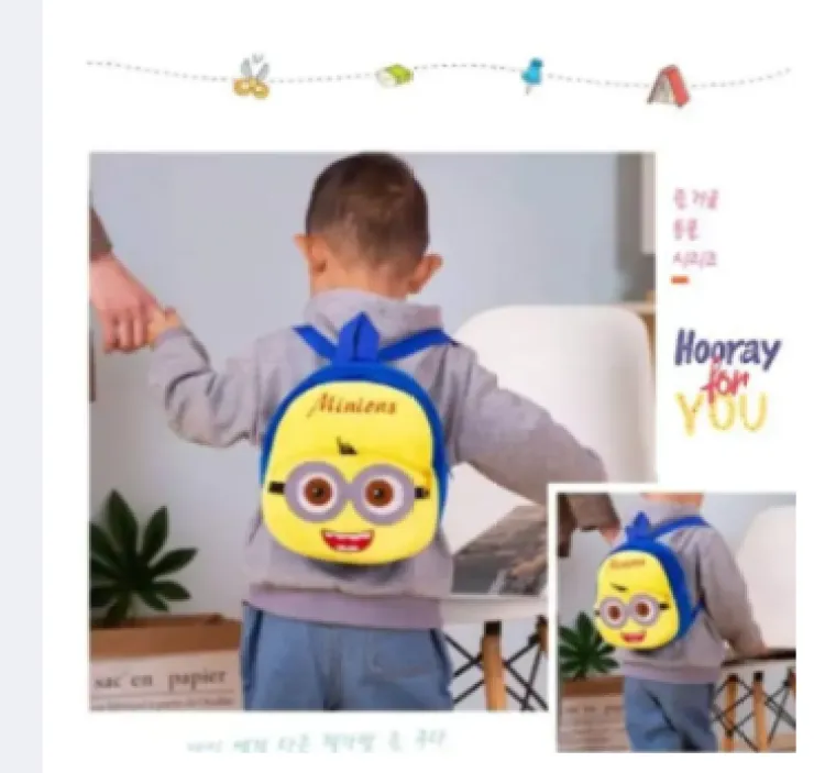 Minion bags for online toddlers