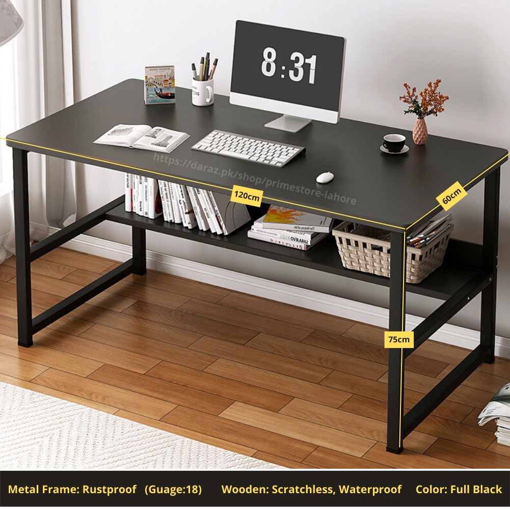 Office Table Desktop Table With Book Shelf Office Desk Book Shelf