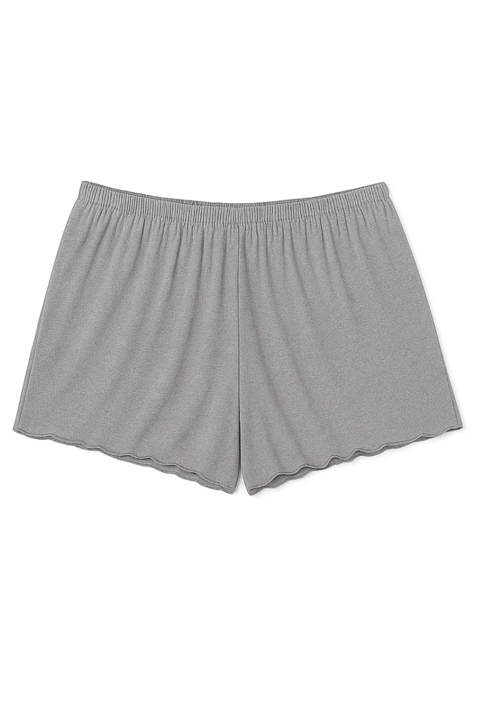 MK Garments - Pack Of 3 Frill Border Shorts Soft Fabric Comfortable Fit Elastic Waist Home and Night Wear For Girls