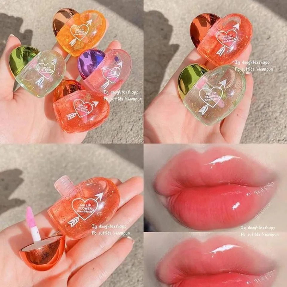 Lip Gloss Clear Fruit Juice Lip Gloss Crystal Jelly Moisturizing Lips Oil Lasting Not Sticky Lip Gloss