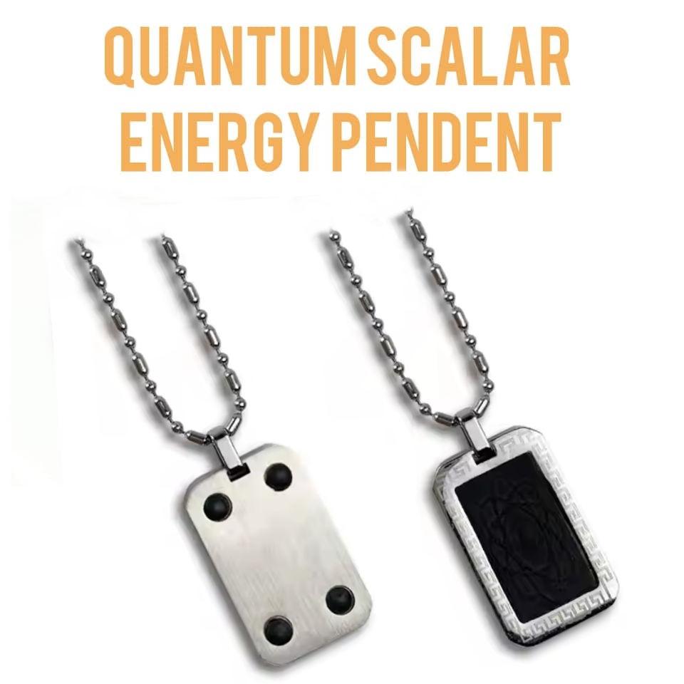 Powerful Scalar Bio Energy Quantum Pendant Magnetic Health Power Chain Pendant