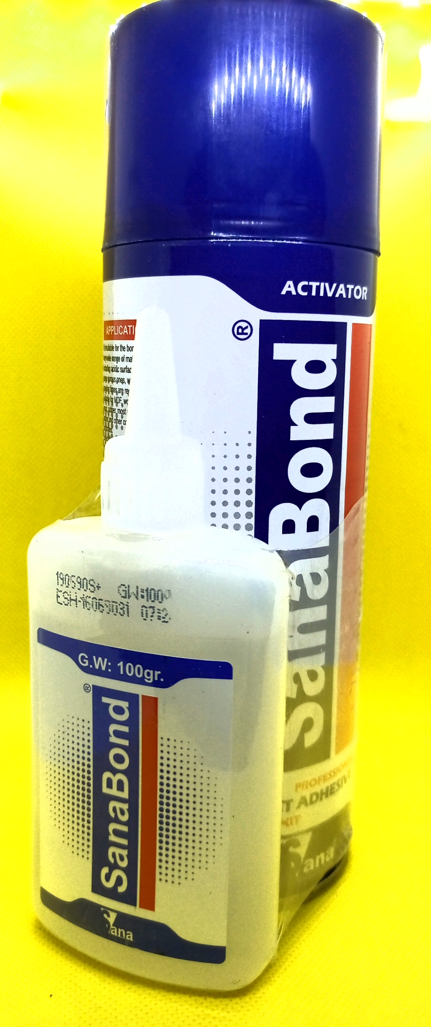 Sana Bond Large Size 100 grams Glue & 400 ml Activator Spray