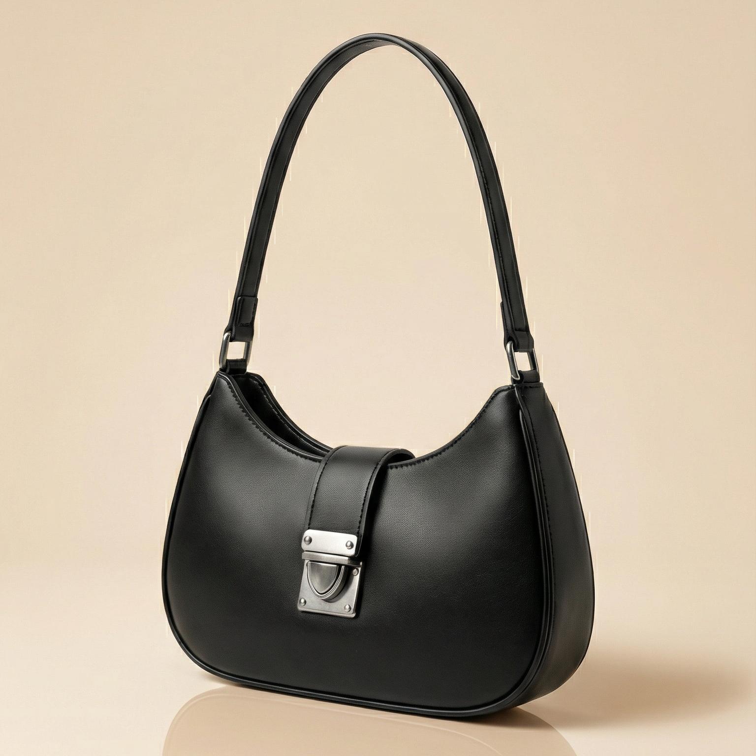 New Premium PU Leather Ladies Handbag Shoulder Bag for Women & Girls | Trendy Crossbody Tote with Long Strap | Luxury Small Square Mini Purse | Elegant Top Handle Casual & Party Everyday Use | Latest 2026 New Arrival Imported Quality Gift Bag | Bag 01