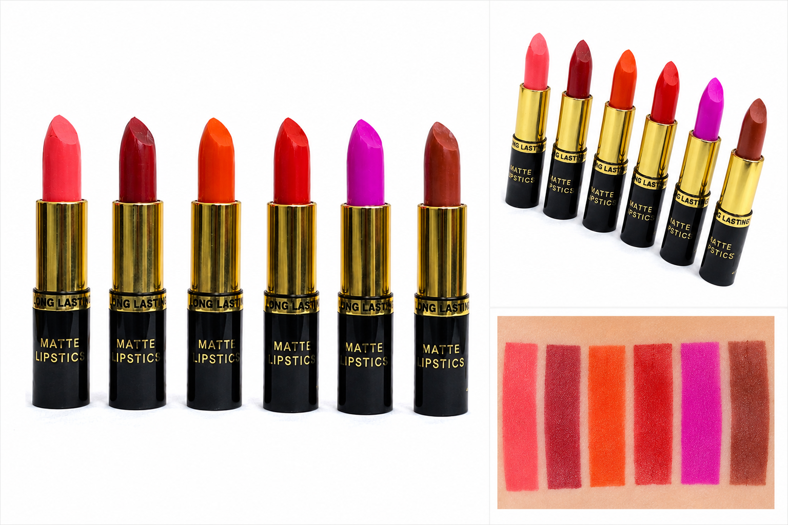 Matte Lipstick Long Lasting Multi Color Pack of 12