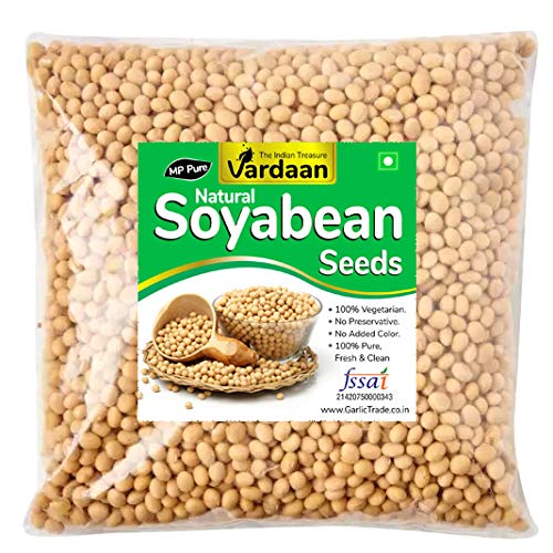 Vardaan Mp Pure High Quality, High Protein Soyabean Seeds Pure and Natural (500 Gm)
