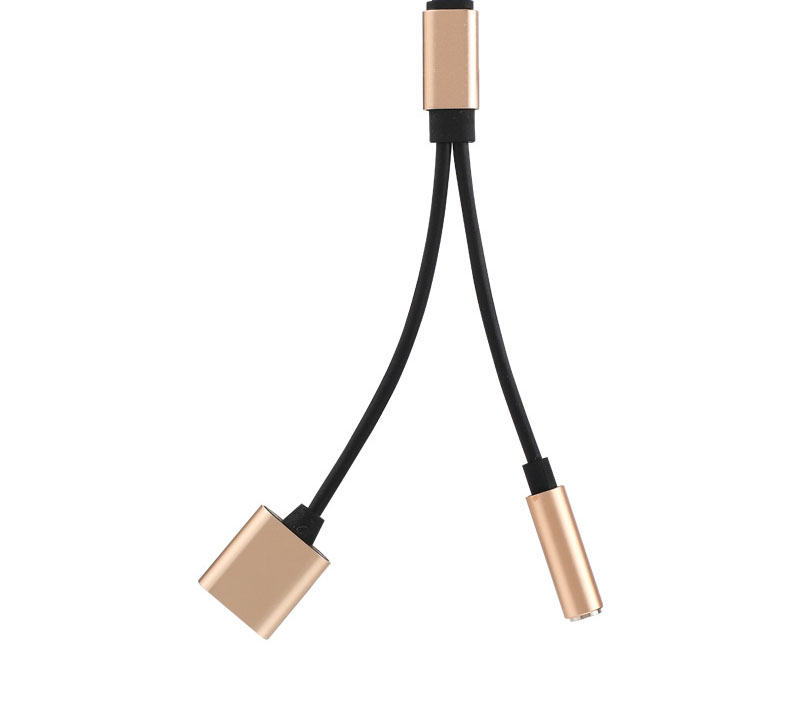 ANOKA Lightning to 3.5mm 2 in 1 Earphone Audio Adapter For iPhone