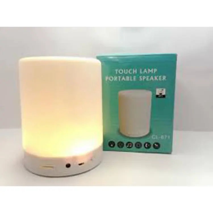 Led wireless bluetooth touch best sale lamp speaker