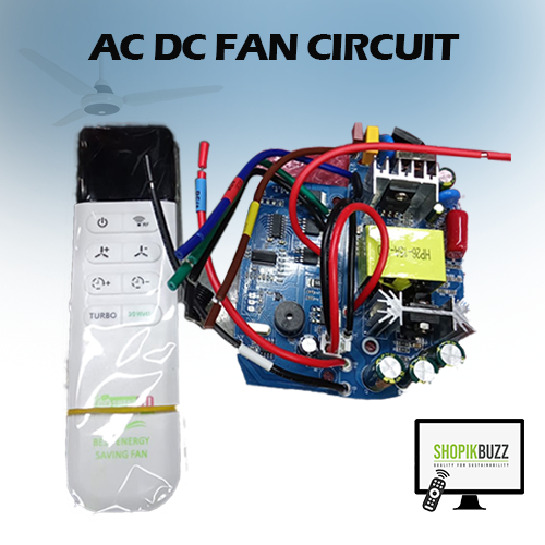 Fan Circuit AC DC 12V Ceiling Fan High Power with Smart Speed Control ...