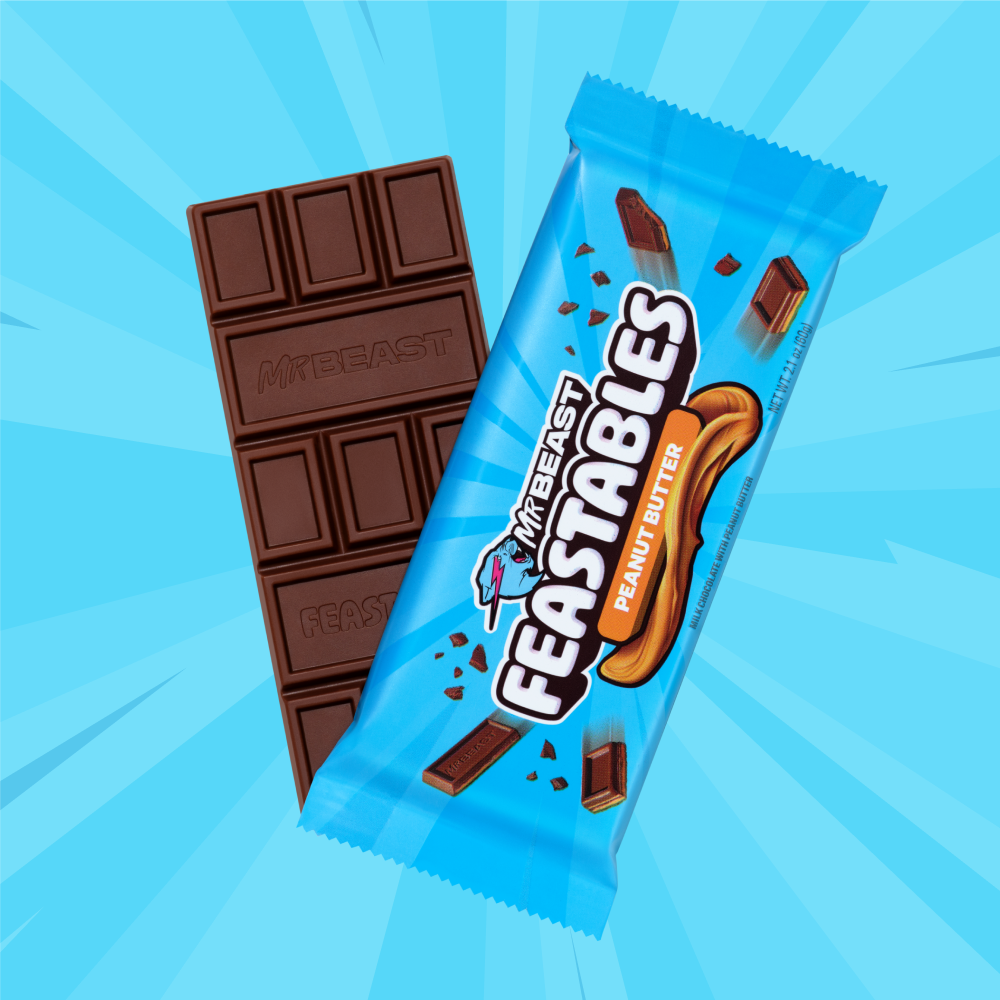 Feastables MrBeast Milk Chocolate Bar, 2.1 oz (60g), 1 Count | Daraz.pk