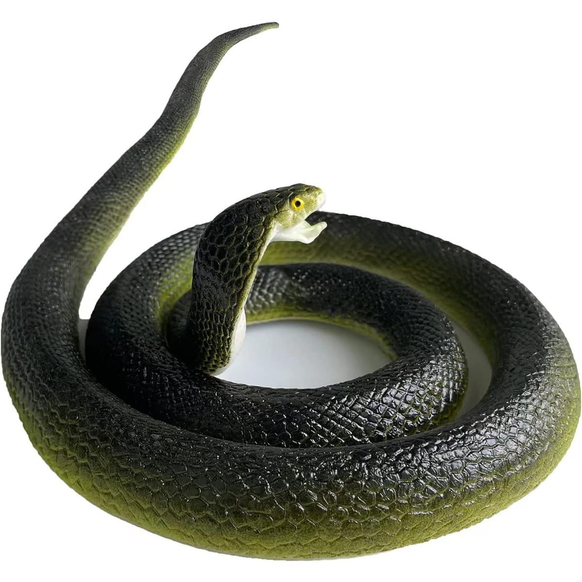 30cm Realistic Artificial Rubber Snake Toy, For kids Prank, Fun And Gift