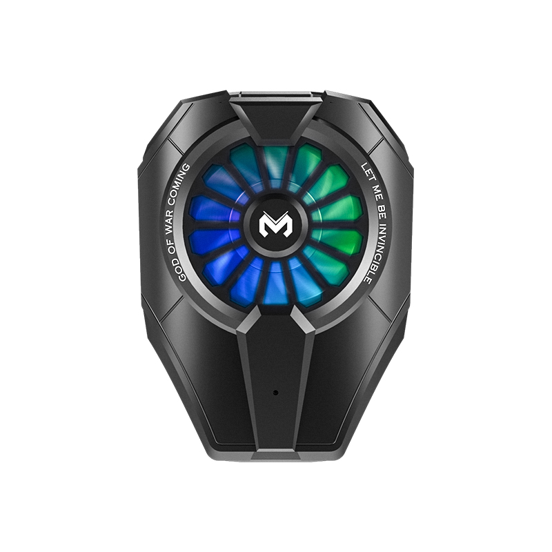 L01 Mobile Cooling Fan Game Phone Cooler System Plugin Silent Radiator RGB Lights | Adjustable Portable Heat Sink Semiconductor USB Phone Radiator Stand | Gamepad Trigger Controller Holder | Cooling Fan For PUBG FREEFIRE