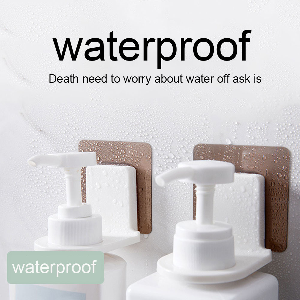 Bottle Rack Wall Mounted Hanging Abs Self Adhesive Shower Gel Holder