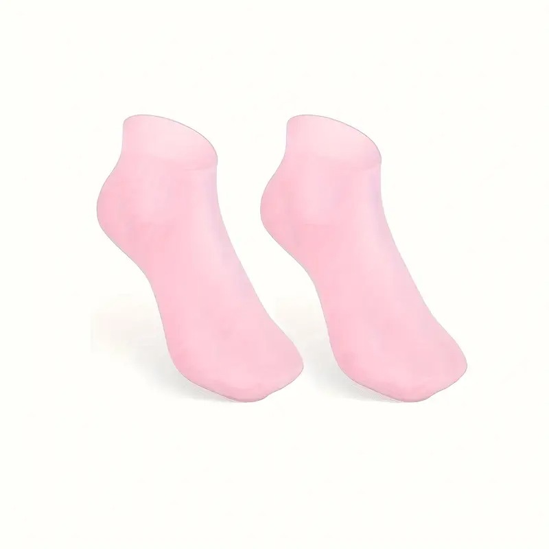Silicone Gel Heel Pad Socks For Pain Relief And Anti Crack Heel 1 Pair Heel Cups Heel Guards Heel Protectors Heel Sleeves For Relieve Heel Pads Cushion Heel Pain, Heal Dry Cracked Heels, Achilles Tendinitis, For Men & Women
