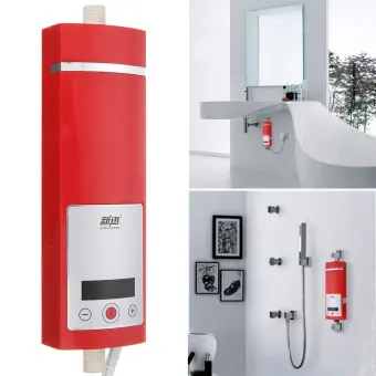 5500w Instant Electric Tankless Water Heater Shower System Under Sink Tap Faucet