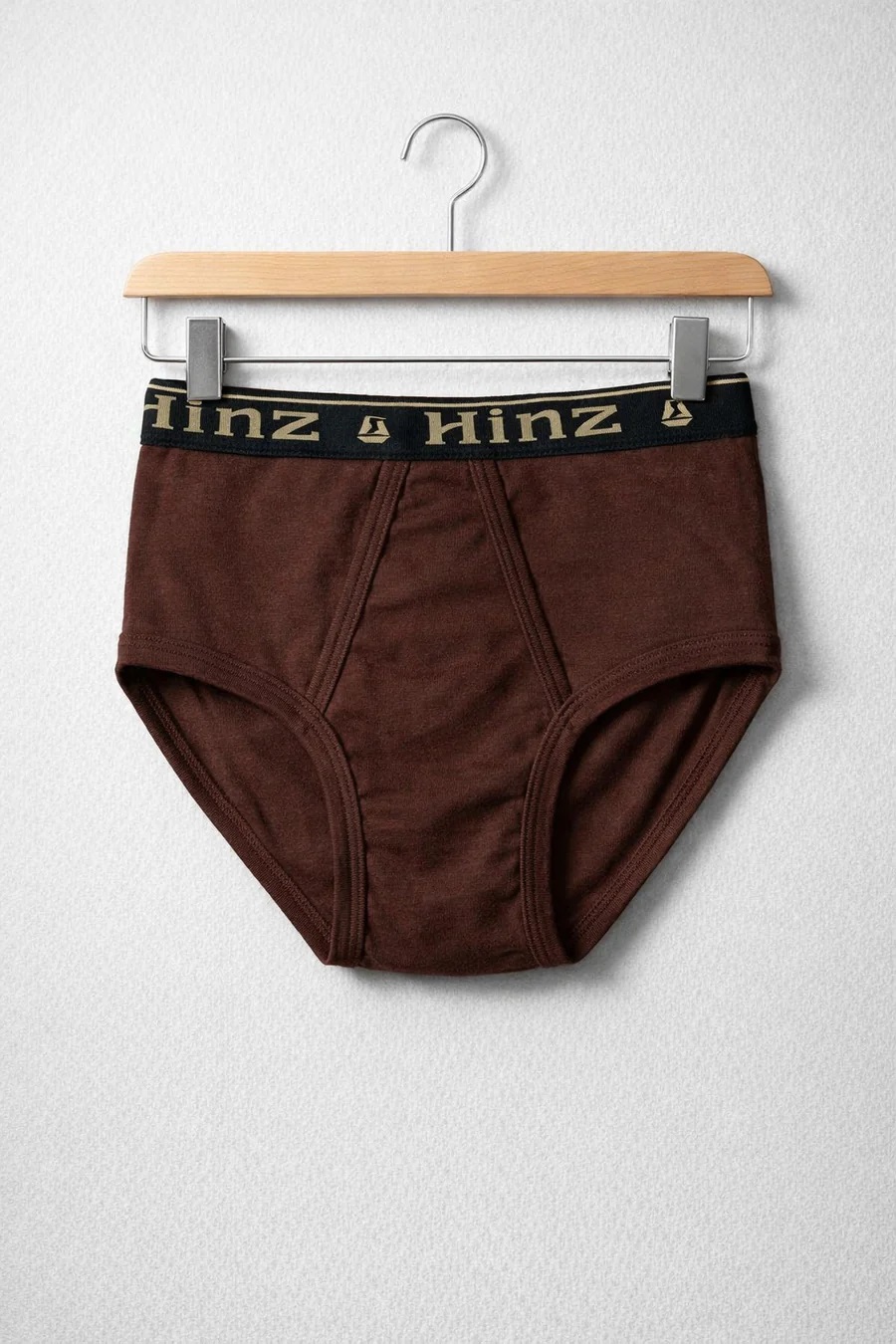 Hinz Signature Cotton Briefs for Men – 100% Combed Cotton Underwear, Soft Breathable Comfortable Daily Wear Men’s Briefs