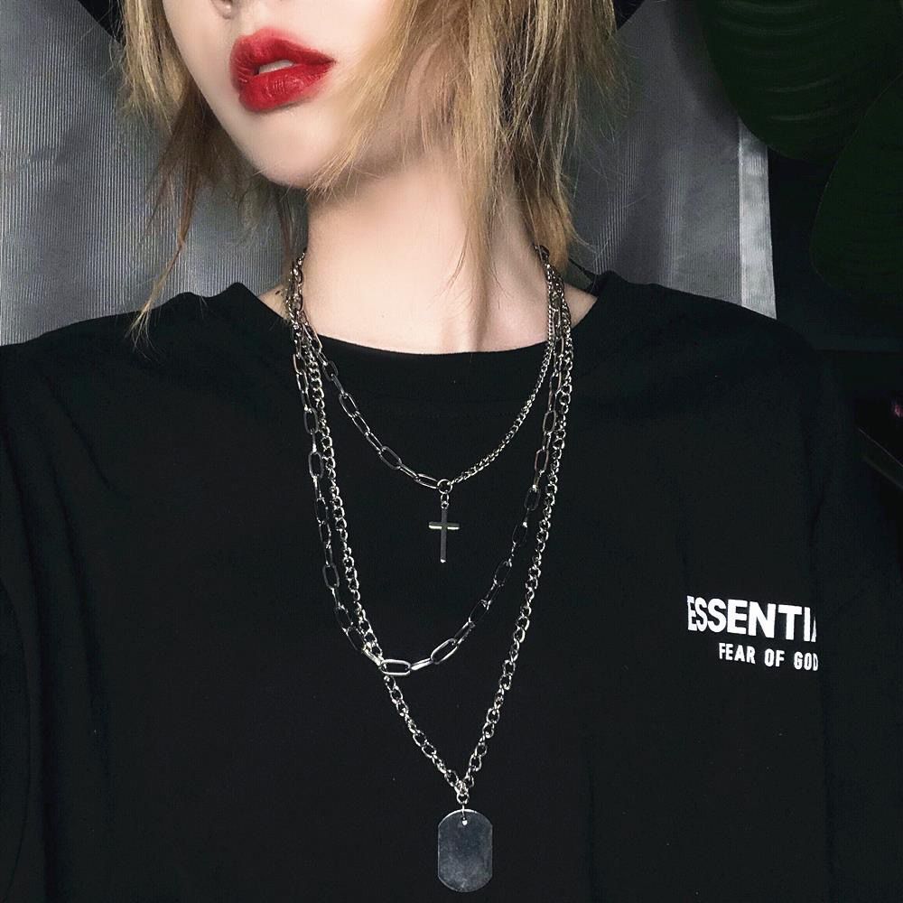 New Multi-Layer Long Chain Necklace 