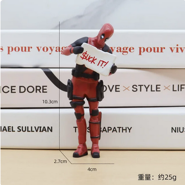 06 Marvel Deadpool Action Figures Mini Doll Car dashboard, desktop, CPU tower Decoration Collectibles