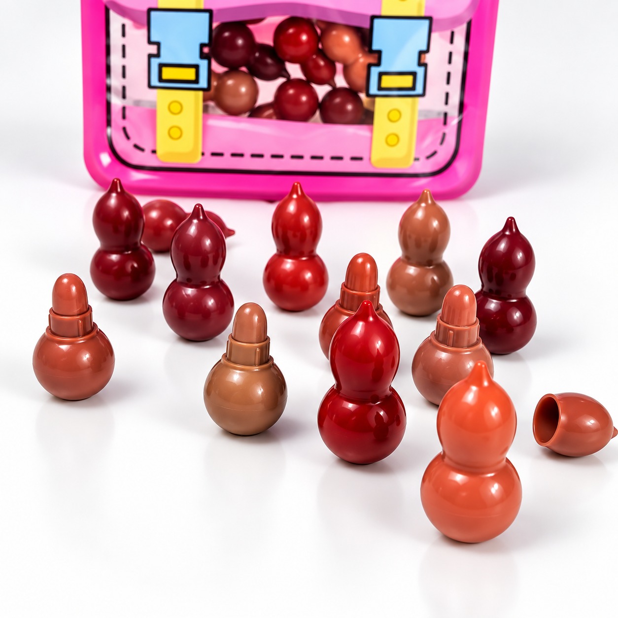LMG BROTHS 9/12/18 Color Capsule Lipstick Set – Silky Smooth Matte Finish Mini Lipstick Pods (Travel Size & Portable)