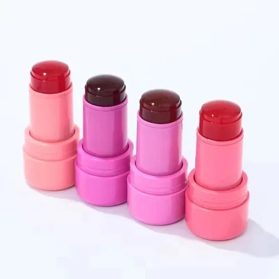 Blush - Facial Cheek Jelly Blush Stick - Cheek Lip Tinted - Lip Brighten Cream Water Jelly Tint Stick for Girls