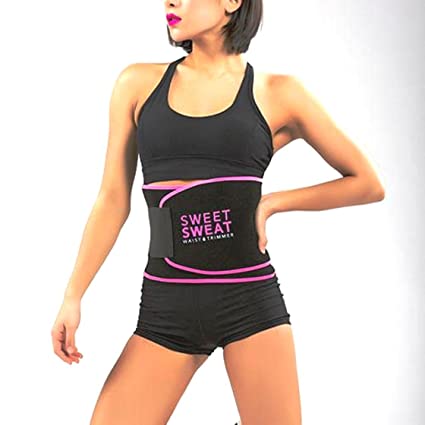 Sweet Sweat Waist Trimmer Hot Waist Shaper Belt Instant Slim Look Belt for Men Women Workout Enhancer Weight Loss
