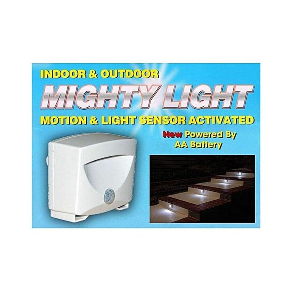 Mighty Light Indoor & Outdoor Motion & Sensor Activated - White