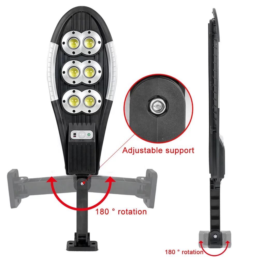 LED Solar Street Lights Outdoor 6COB Solar Lamp With 3 Light Mode Waterproof Motion Sensor