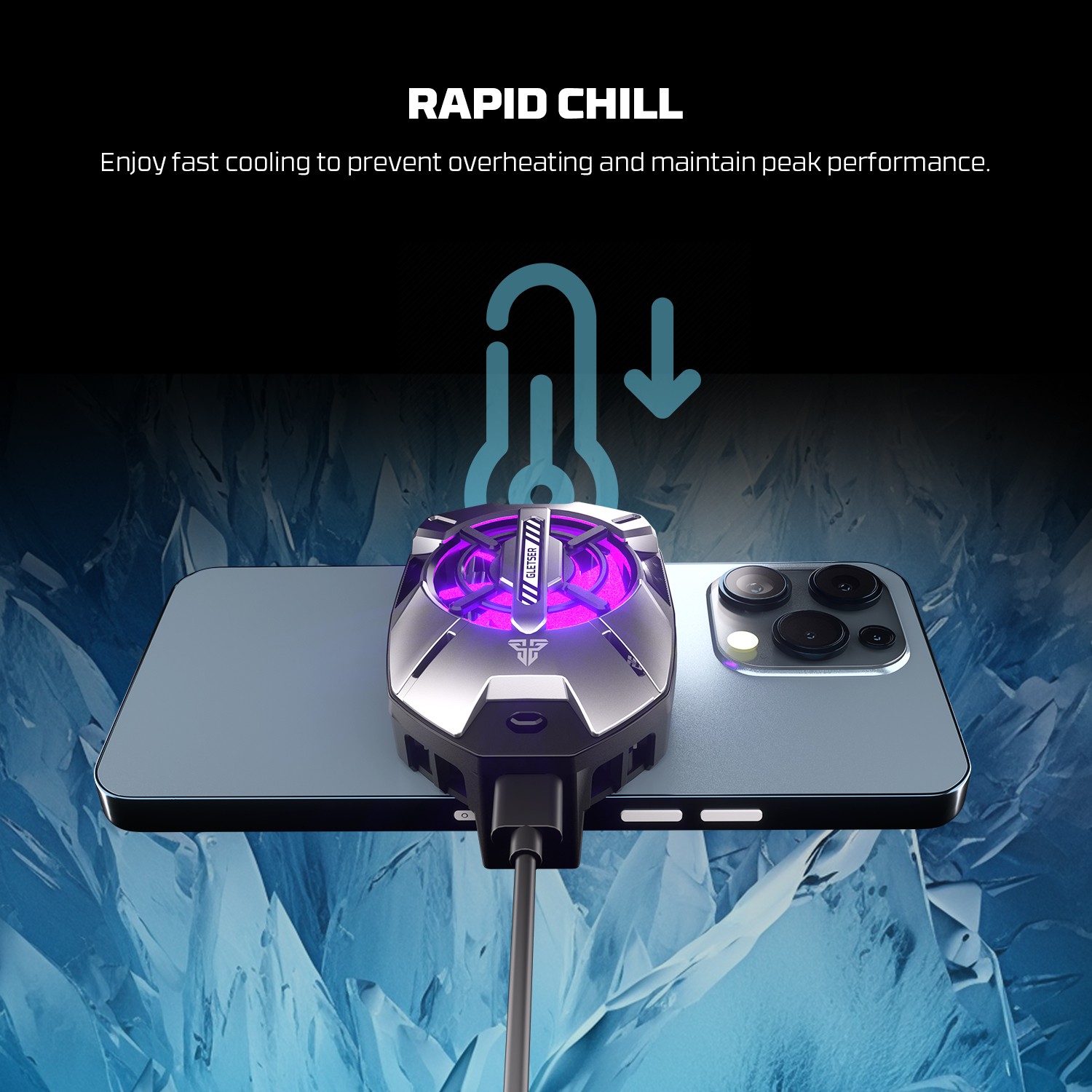 MEMO  CX07 Mobile Phone Cooler Magnetic Cooling Fan Case Radiator For PUBG Gaming Back Clip Cool Heat Sink For Smartphones
