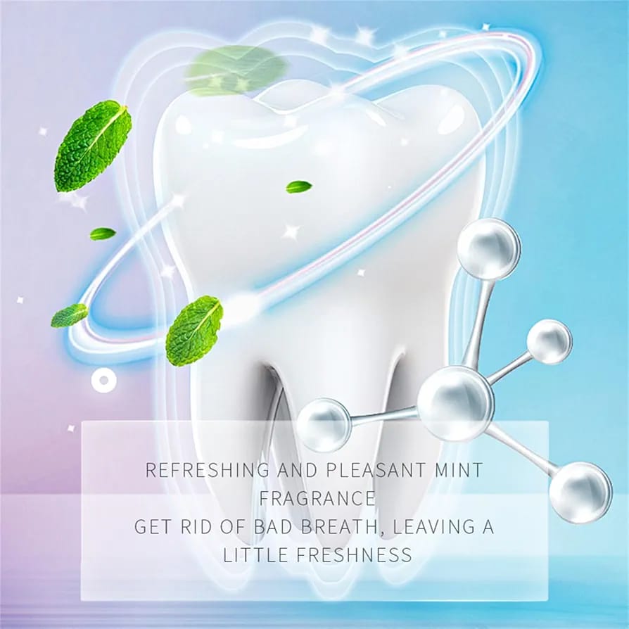 Whitening Toothpaste 100ml with Probiotics & Niacinamide | Safe Deep Cleaning Formula | Removes Surface Stains | Enamel Protection | Fresh Breath for Everyday Oral Care