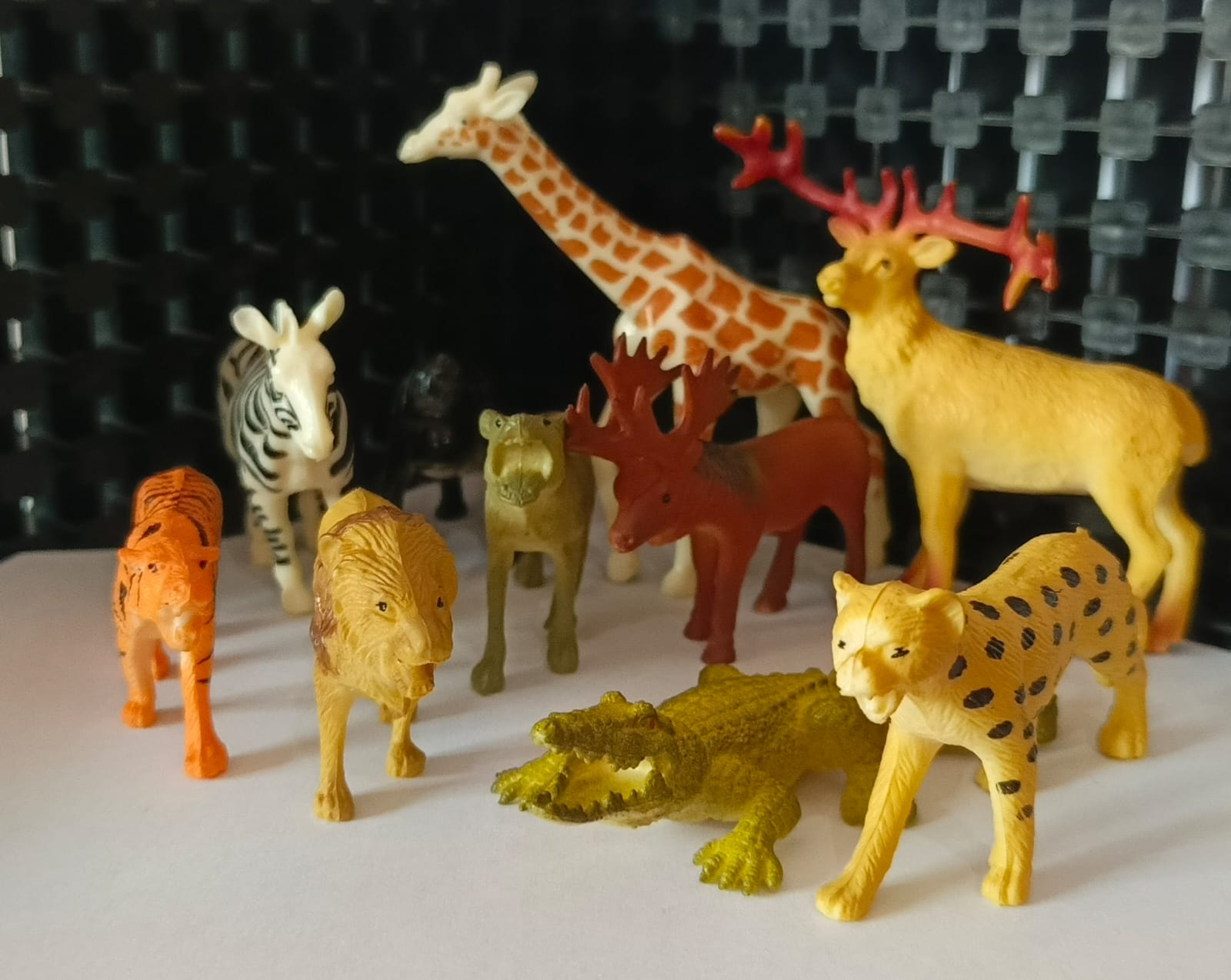 Special Jungle Animal rubber Toys Wild Zoo Set Toys for Kids