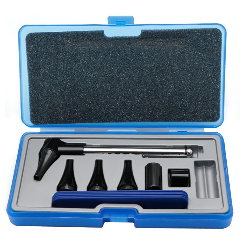 Otoscope Set Fiber Optic Otoscope Ophthalmoscope LED ENT Diagnostic