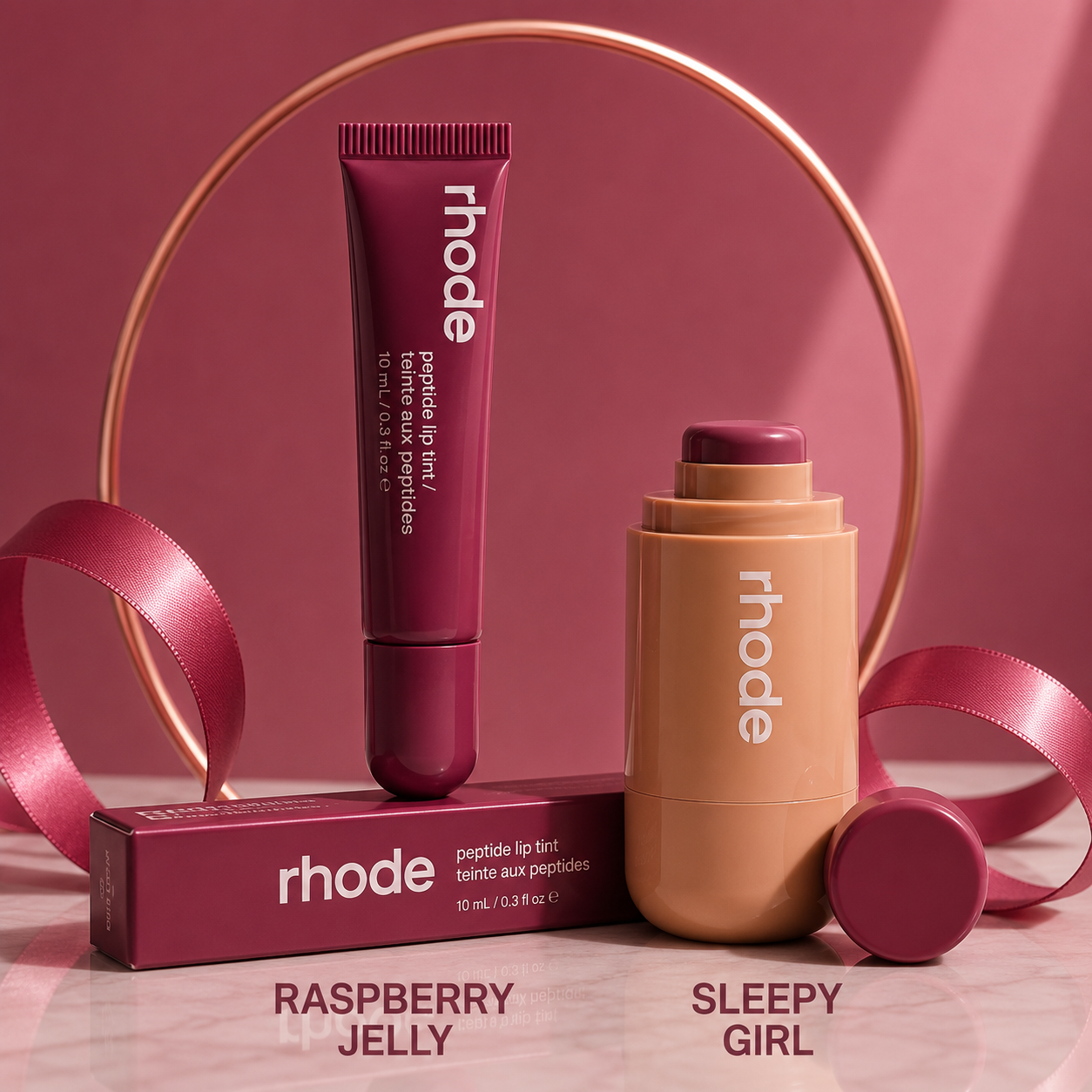 Lip gloss & Blush 1