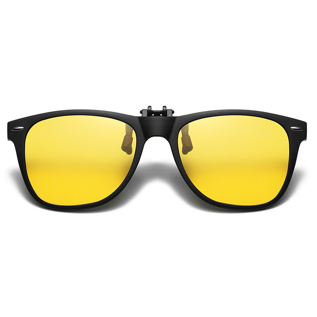 ファッションデザイナー Clip On Flip Up Polarized Lens For Uv Protection Sunglasses ...