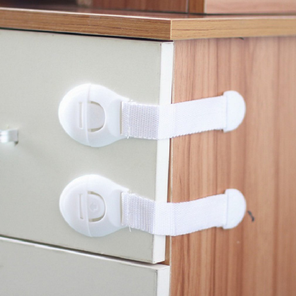 Child Safety Locks For Drawers And Doors - White Price in Pakistan