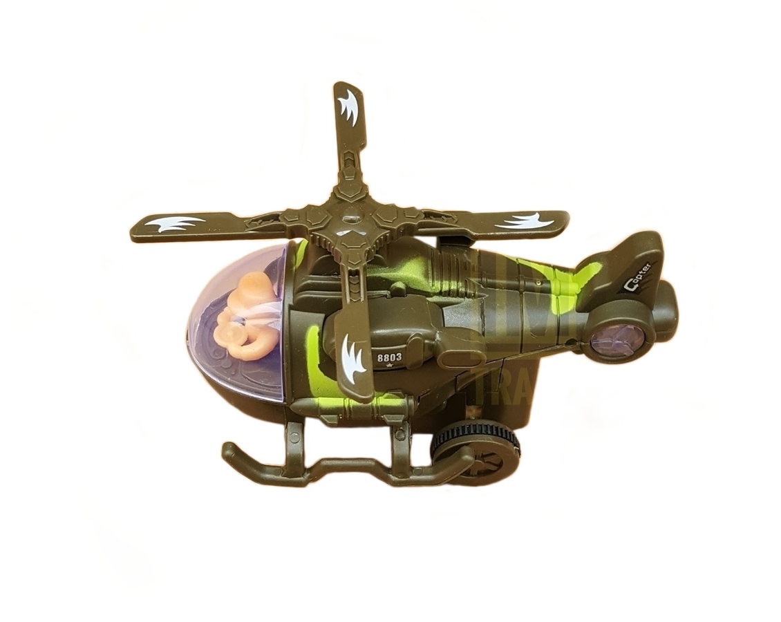 Helicopter with Friction Power for Kids