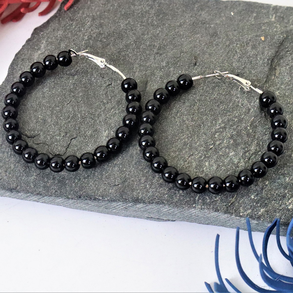 Big Simulated Pearl Drop Earrings for Women - Female Fashion Jewelry