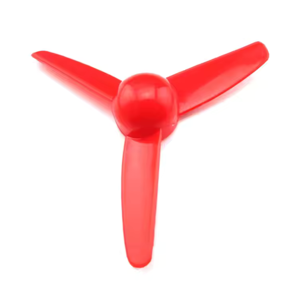 Pack of 3 High Quality DIY Fan Propeller Blades for Mini DC Motors – 4 Blade Plastic Props for Kids Science Projects, RC Boat, Robot Car, Electric Motor, Drone, Airplane, Toy Fan, STEM Model Craft, Battery Powered DIY Toys Accessories Kit