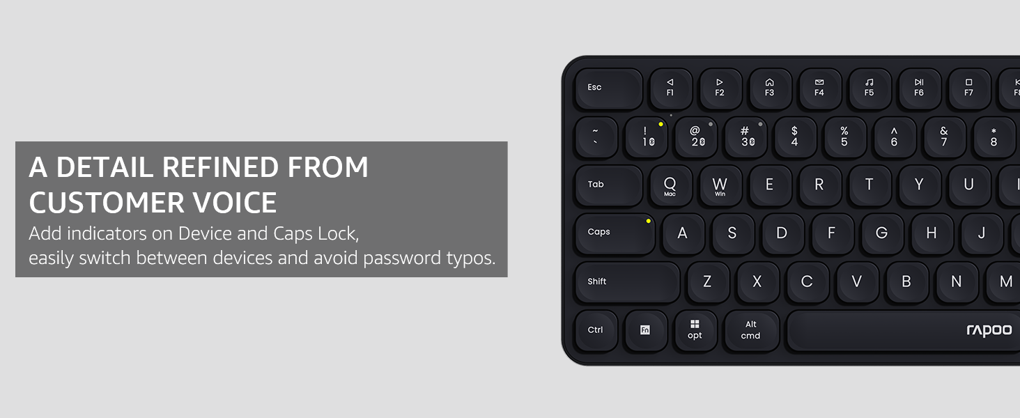 RAPOO 9360M Wireless Combo Black Keyboard and Mouse 99-Key Ultra-Thin Bluetooth Keyboard with Number Pad & M300G Silent Mouse, Support 4 Devices 16 6a62aaab5565c42d64930f142a3e8aa1