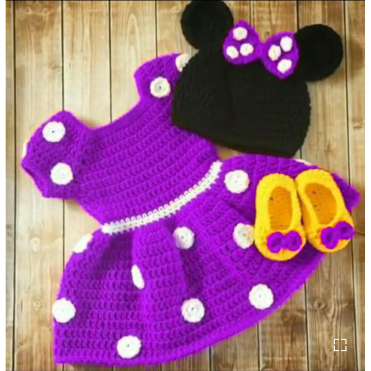 Minnie mouse crochet on sale outfit