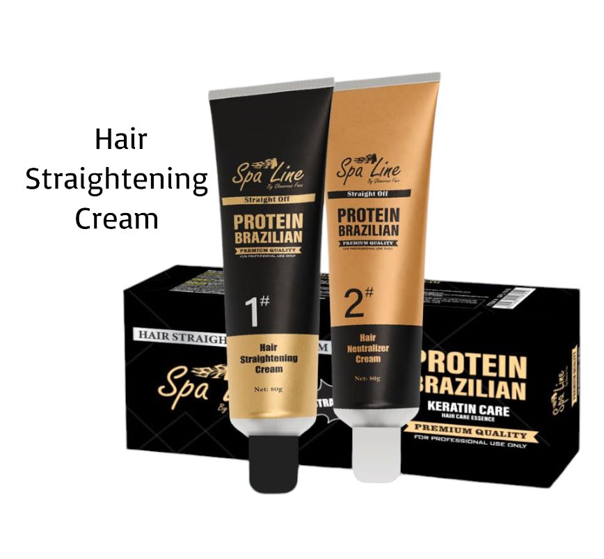 Keratin Protein Brazilian Hair Straightening Cream Straight Off