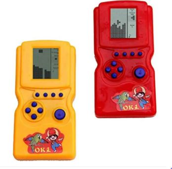 Brick Game Console for Kids – 9999-in-1 Classic Handheld Video Game (Pack of 1, Random Color)