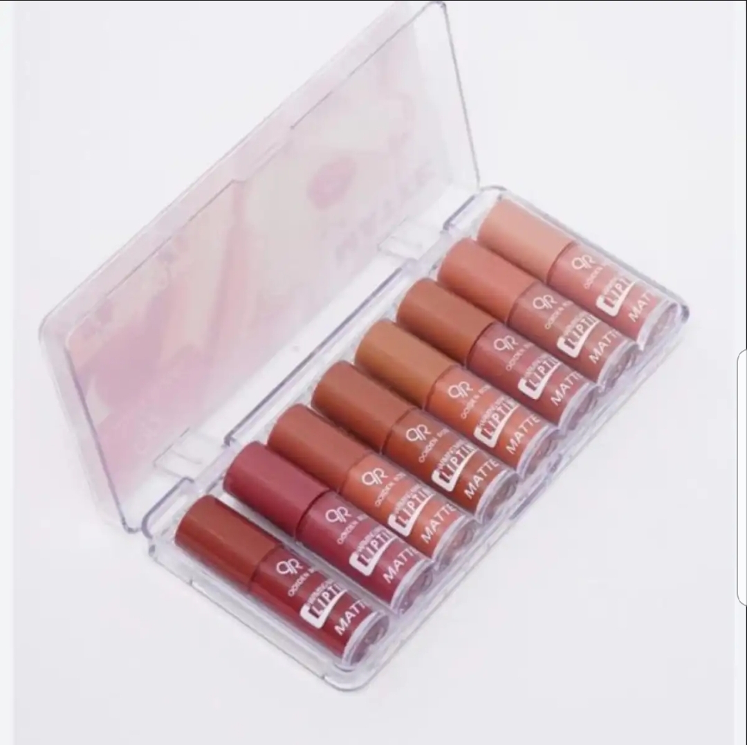 Pack of 6 Lipsticks Lip Gloss Matte Lipstick Lipgloss