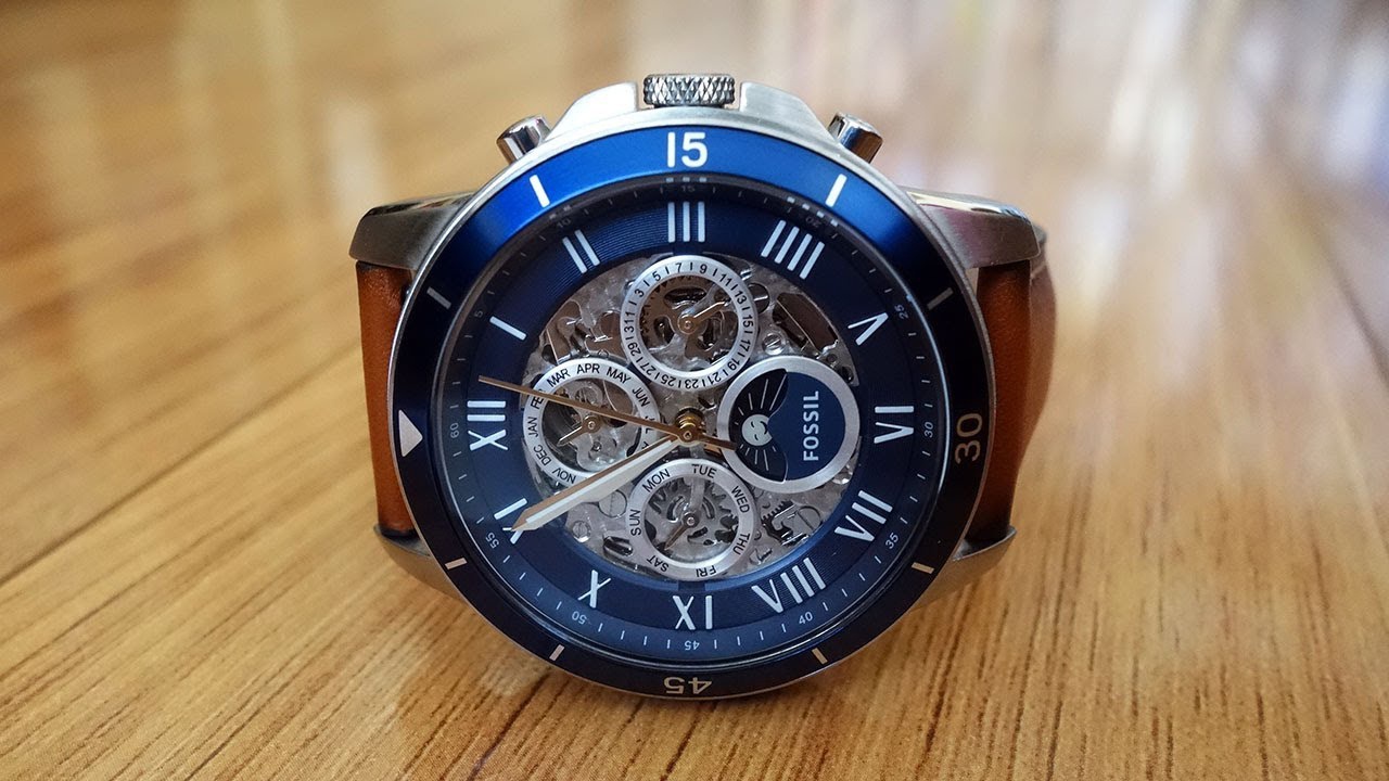 Fossil Grant Silver Stainless-Steel 