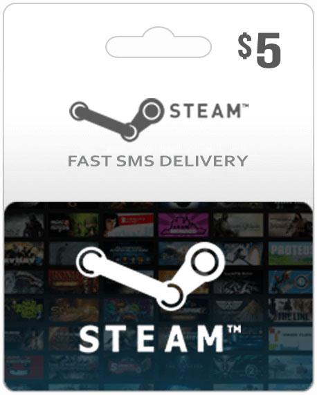 $5 Steam Game Card (Email Delivery)