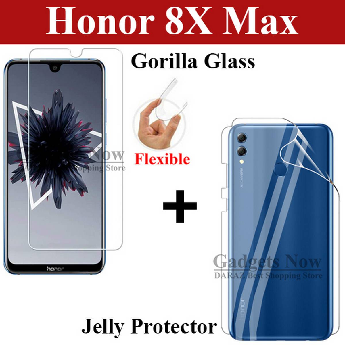 honor 8x gorilla glass