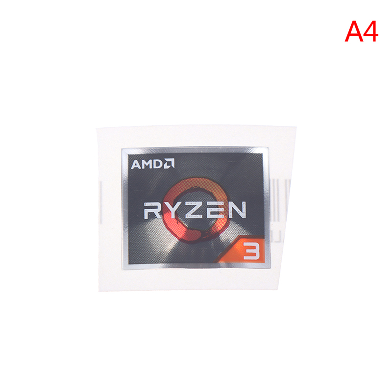 （NEW）5PCS AMD Processor Series Label Sticker A9 PRO E2 Ryzen 3 5 7 Logo ...